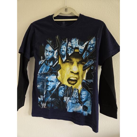 WWE 2013 Wrestlemania Kids Navy Blue Tee - Picture 2 of 5